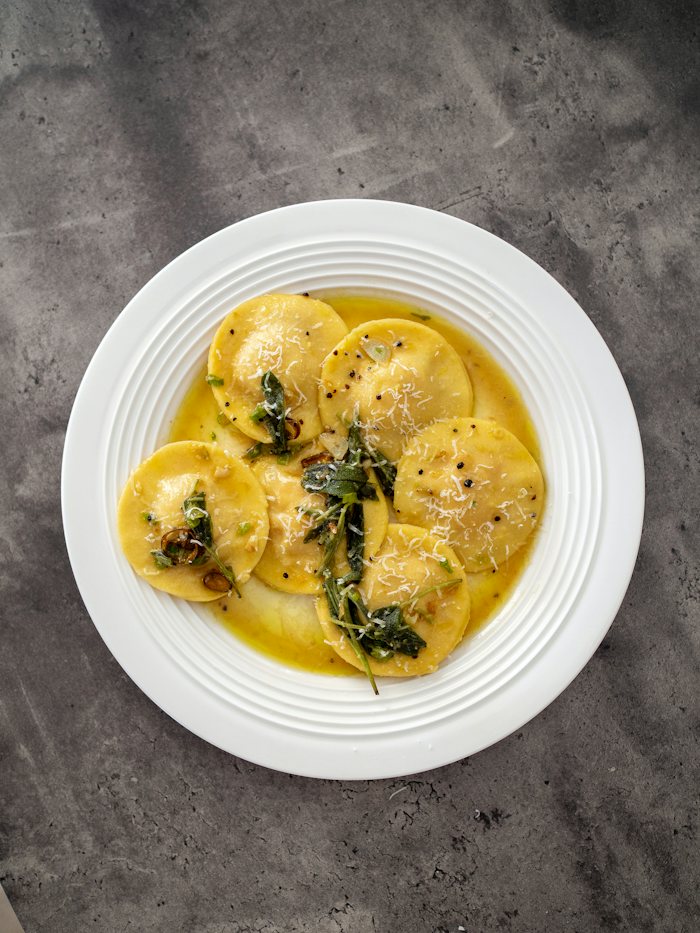 Ravioli de queijo