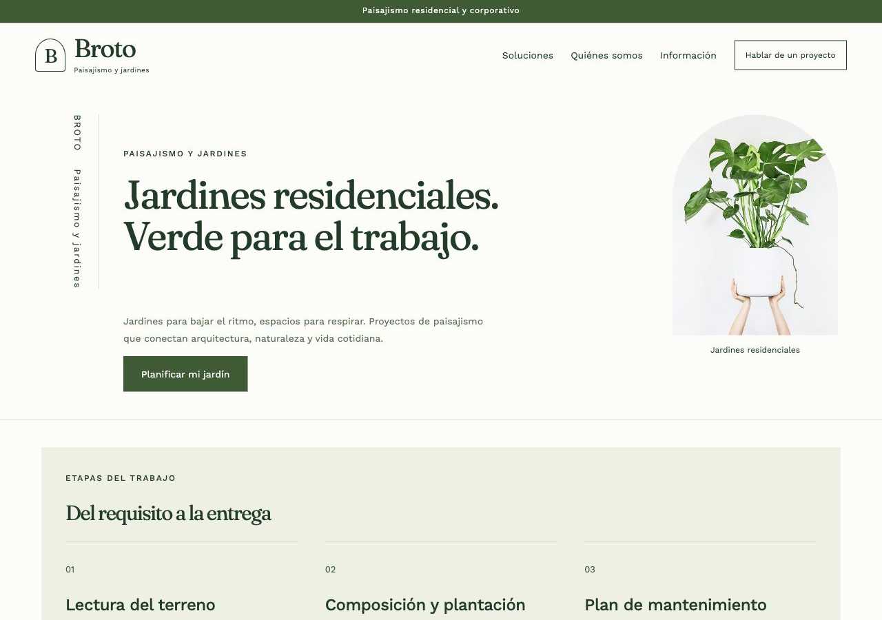 Paisajismo y jardines