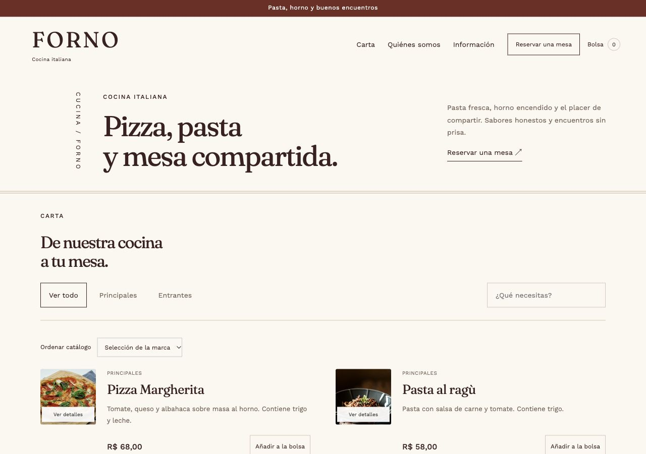 Cocina italiana