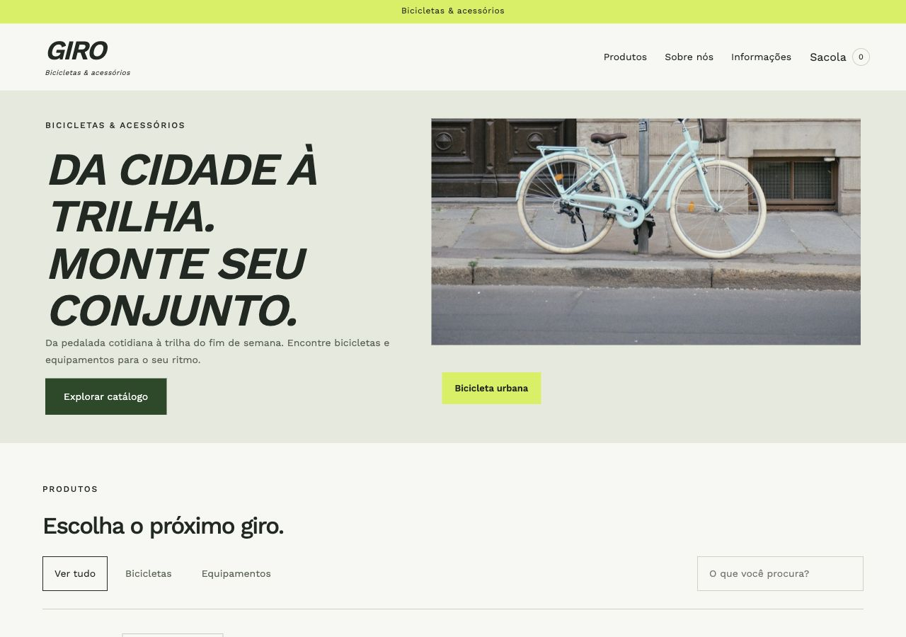 Bicicletas & acessórios