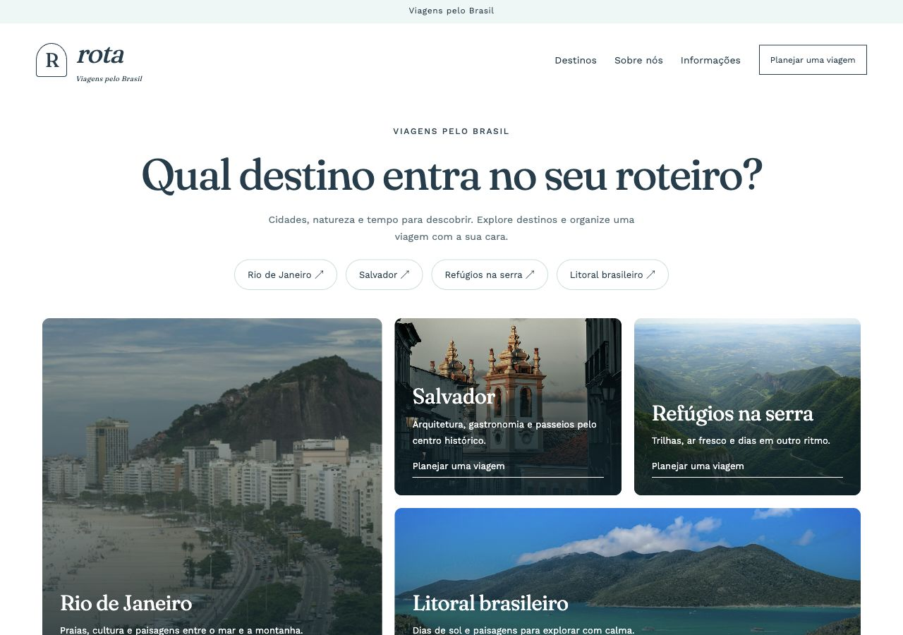 Viagens pelo Brasil