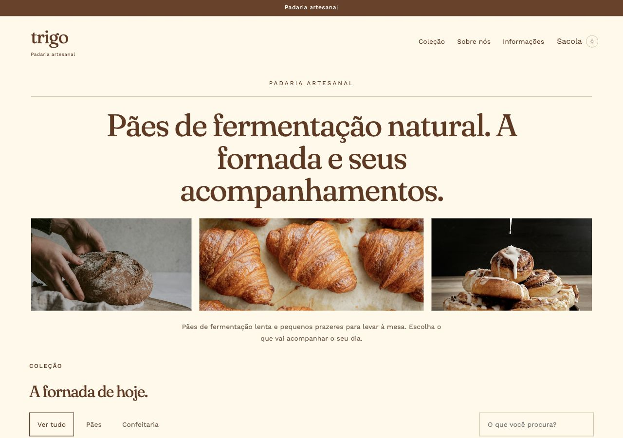 Padaria artesanal